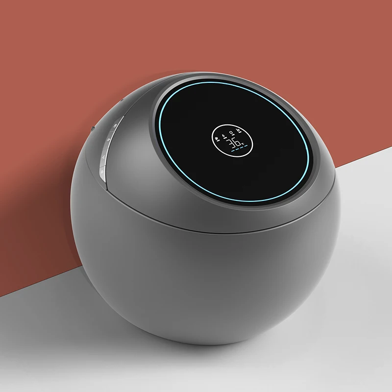 New egg-shaped intelligent color toilet no water pressure limit 110v auto flip lid big display instant hot water foot feel flush