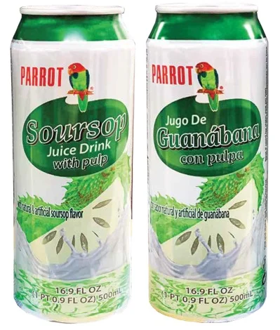 Premium Quality Made in Vietnam Best Sale Fresh 500ml Canned Soursop Juice Drink With Pulp
