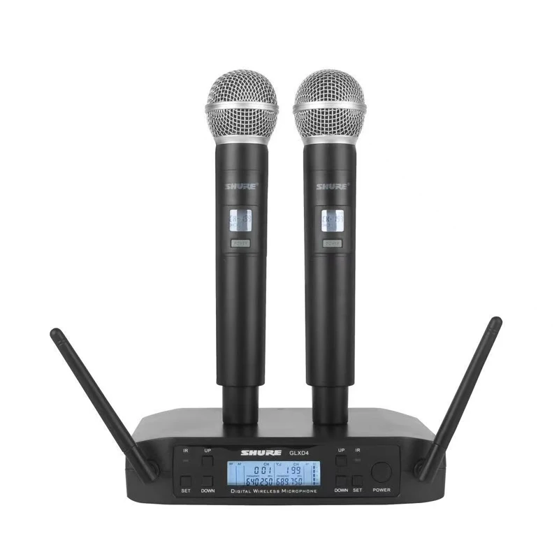Микрофон SHURE GLXD4 беспроводной профессиональный Ручной FM-микрофон для