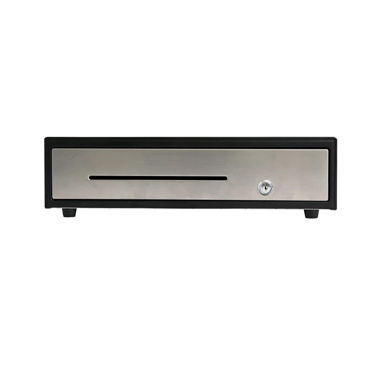 High Quality Black Top selling Cash drawer for POS terminal with 4 bill 5 bill Mini cash drawer with RJ11