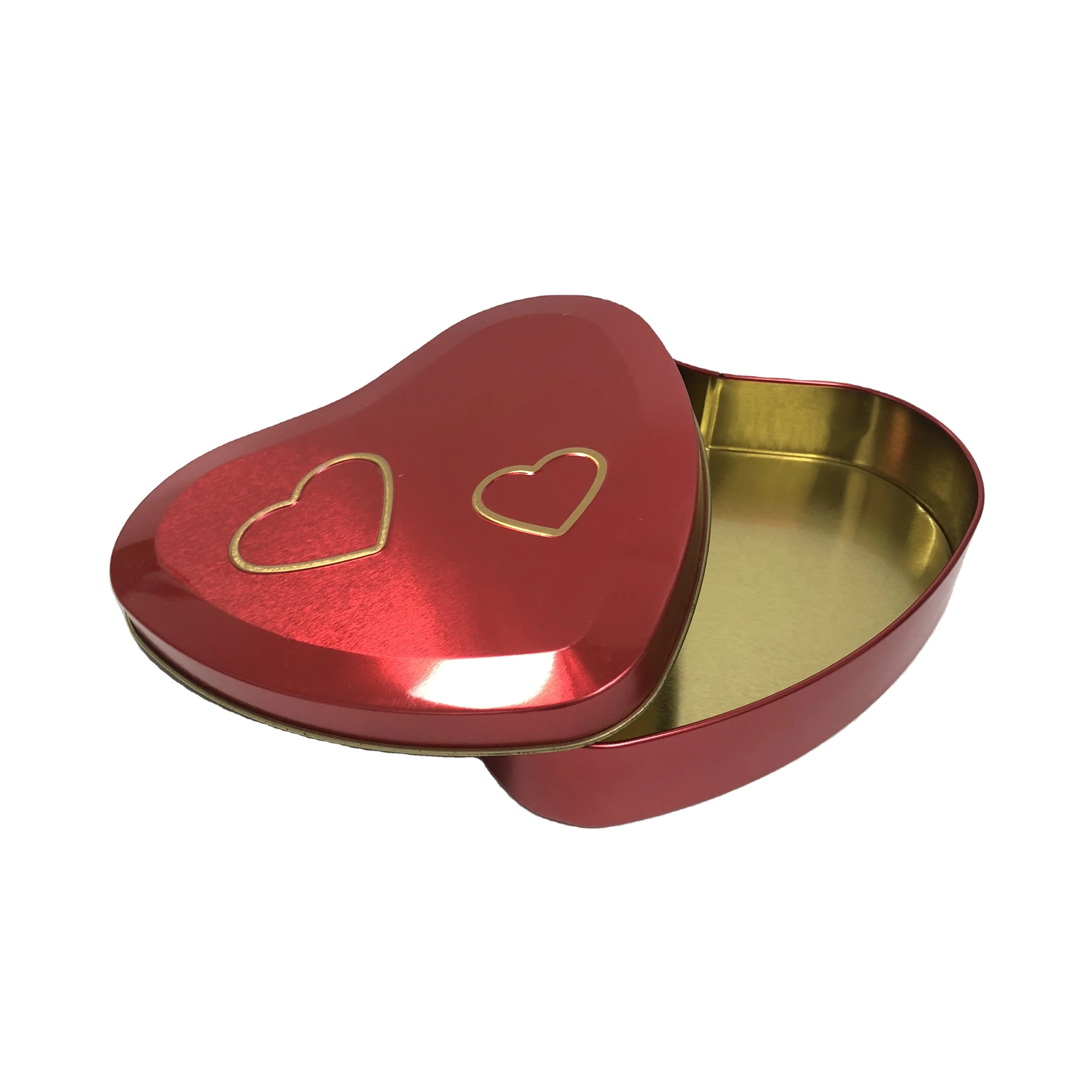 heart-shaped empty chocolate boxes food packaging round cake tin personalized