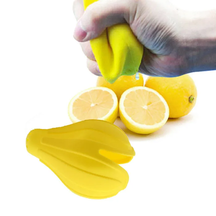 Silicone Lemon Squeezer Kitchen Supply Mini Portable Hand Manual Juicer Silicone Lemon Juicer Fruit Juice Maker