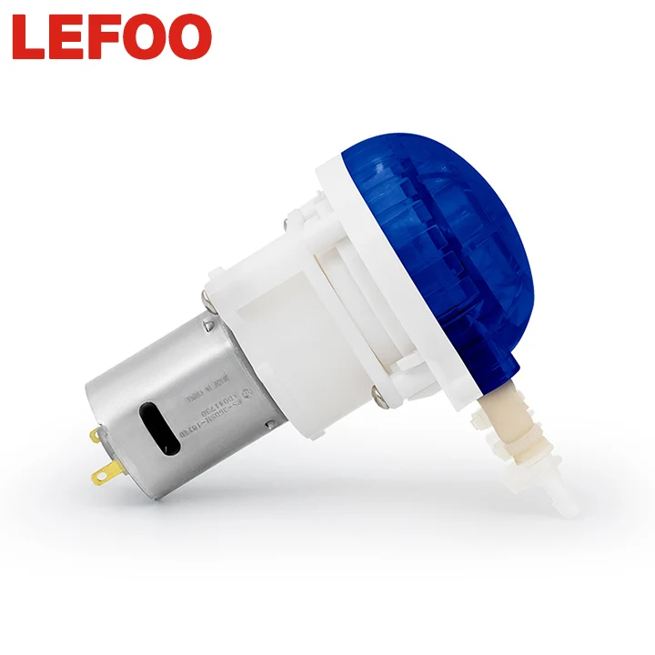 LEFOO micro peristaltic pump DC motor Mini Electric Peristaltic Metering Pump multi channel peristaltic pump