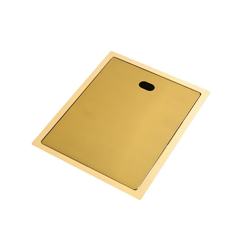 Скрытая матовая Золотая кухонная раковина с одной чашей, маленькая раковина из нержавеющей стали для балкона, 35x45 30x45