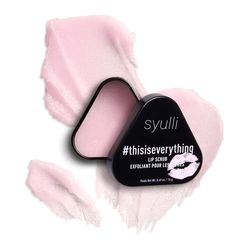 Private Label Natural Organic Moisture Pink Hydrating Lip Scrub Exfoliates