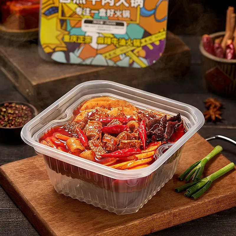 Best-selling 260g boxed boutique beef self-heating hot pot, secret red oil, late night fast food, lazy hot pot