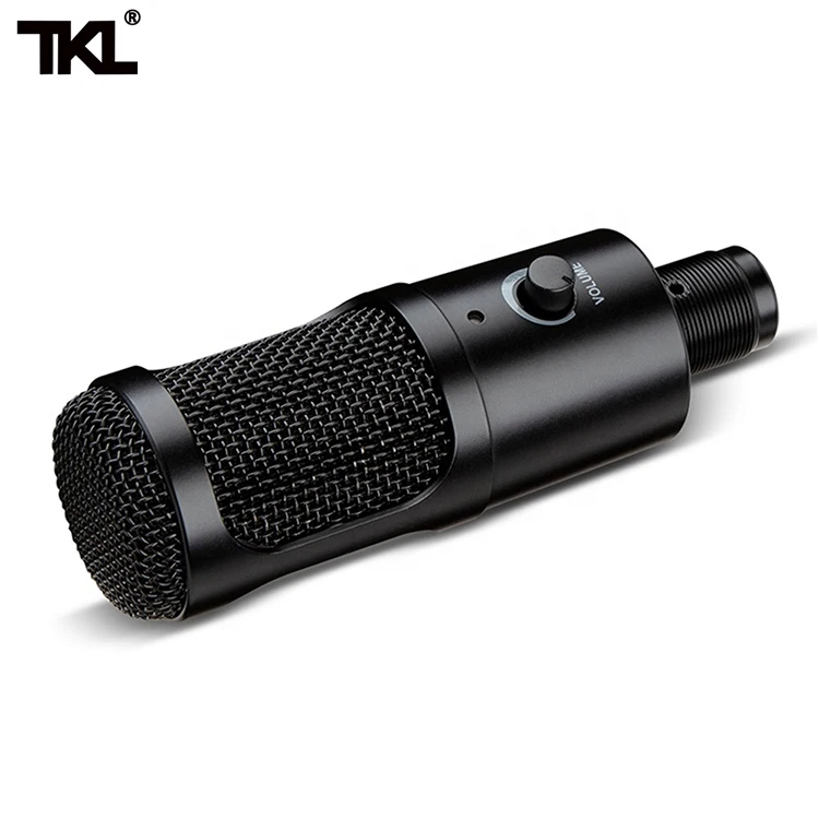 Конденсаторный USB-микрофон TKL BM009U студийный записывающий микрофон со штативом подходит для трансляций и