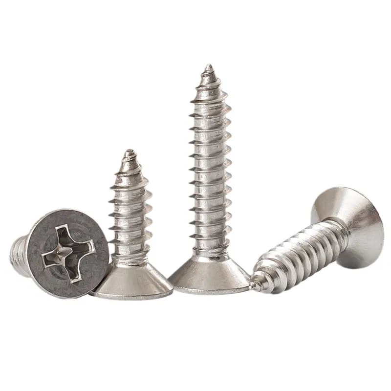 304 Stainless steel window frame concrete screws Frame fixing screws Cement screws