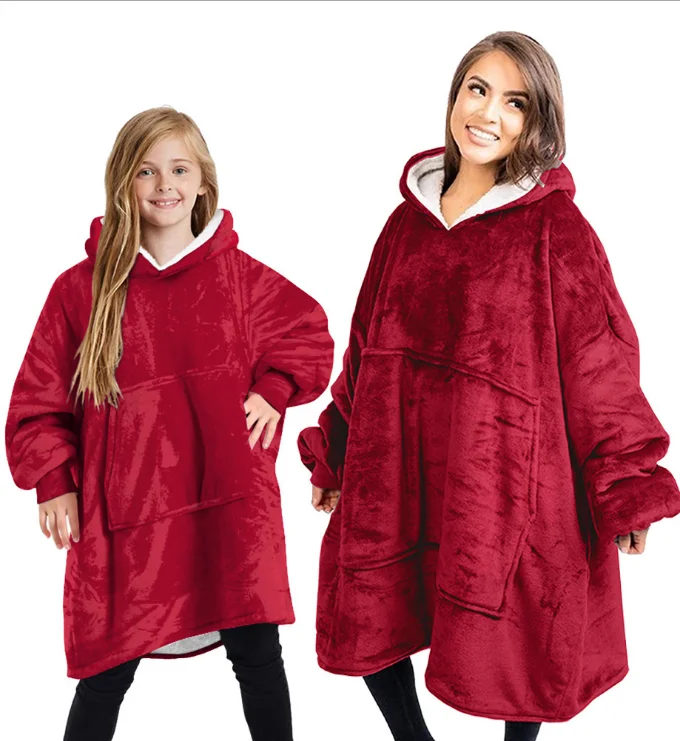 2021 свитер с капюшоном, покрытым телевизором, с рукавом, милый плотный зимний свитер в клетку, Свитер оверсайз с капюшоном, огромное семейное пальто