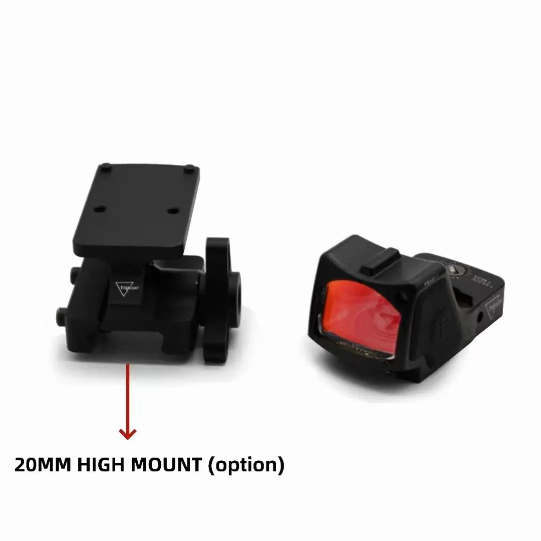 Factory Wholesale RMRS Mini Red Dot Sight Visual 4x Holographic Mirror Scope for 20MM Bracket Tactical Hunting Accessories