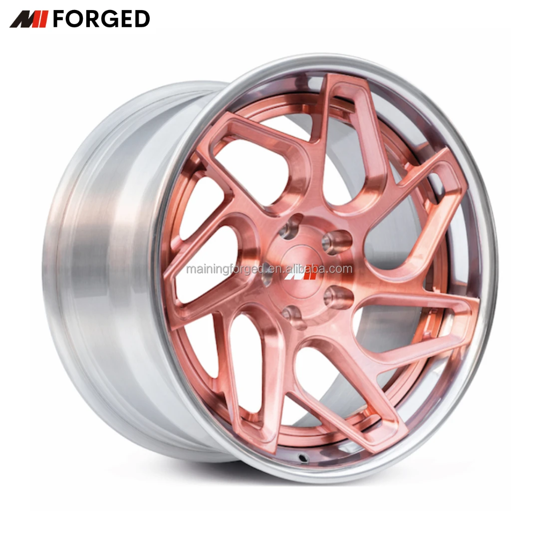 MN 18 19 20 21 22 Inch 5x130 5x112 5x120 Custom 2 Piece Forged Wheels For Porsche 911 GT3 GT2 RS Mercedes-AMG GT C BMW M2 M3 M4