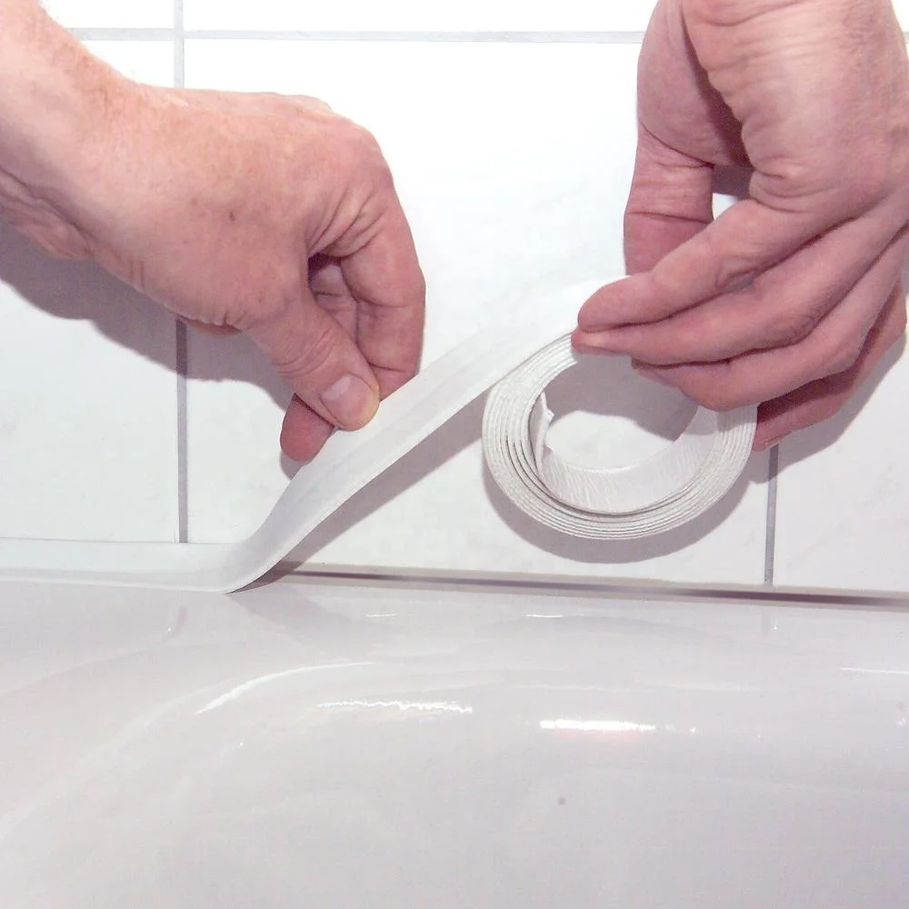 Caulk Strip Butyl Tape Seal Adhesive Tape Rubber Strip Sealing  Waterproof Self Adhesive Tape for Kitchen and Bathroom