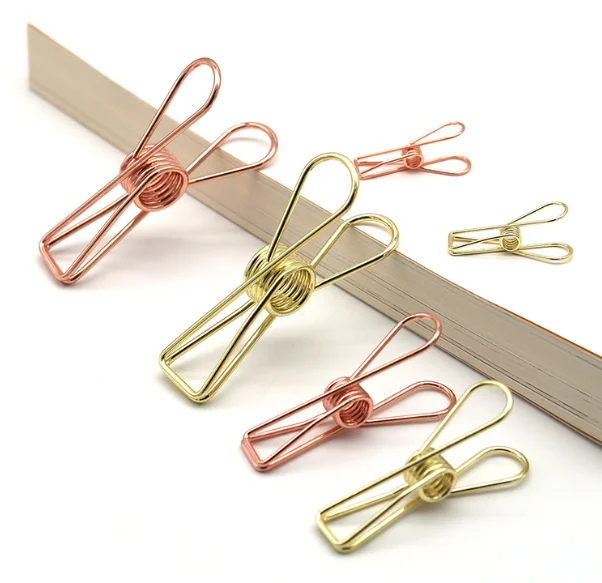 3pcs Metal Quickly Sealing Bags Clips Clamp Metal hook clip
