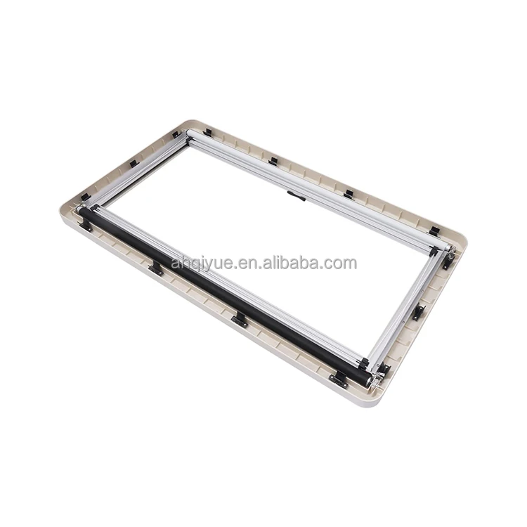 Hot Sell RV Hinge Window Camper Trailer Caravan Window with blackout mosquito net