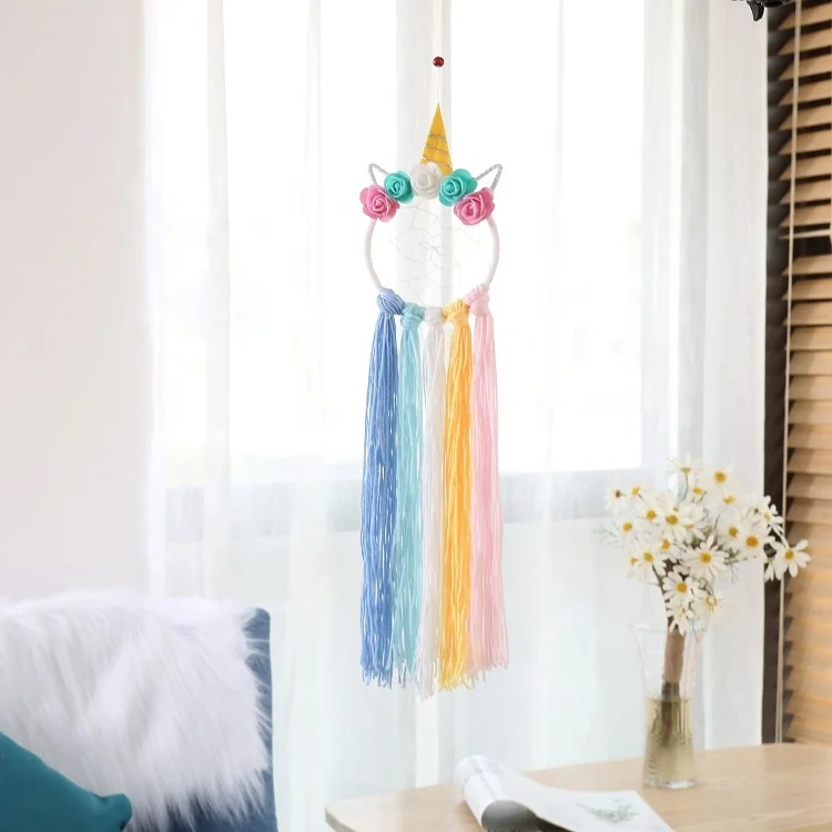 Customized Beautiful Feather Dream catcher Decoration Handmade Dream Catcher For Kids Gift