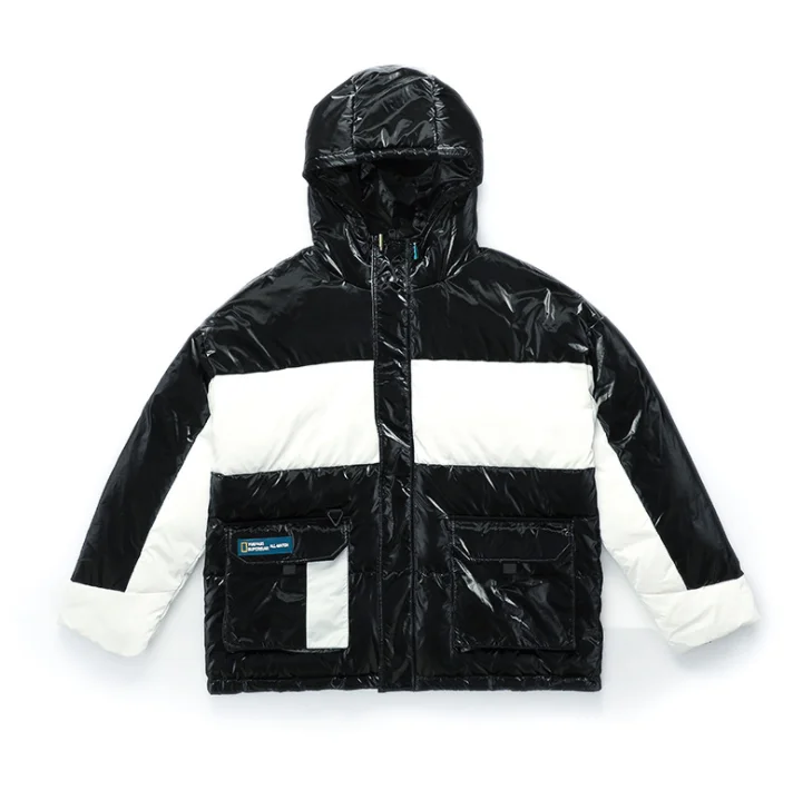 Оптовая продажа, OEM/ODM, высококачественное зимнее пальто на молнии, мужское пуховое пальто