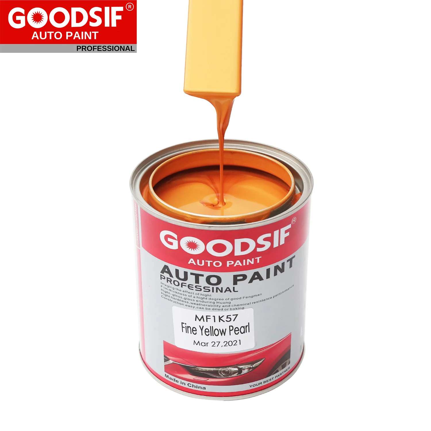 Auto Paint Manufacturer GOODSIF Paint Company Auto Refinish Coat for Car Auto Refinish 1K Base Coat Paint