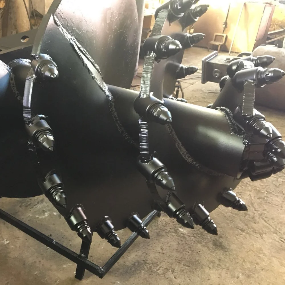 
Conical auger for rotary drilling rig construction works 