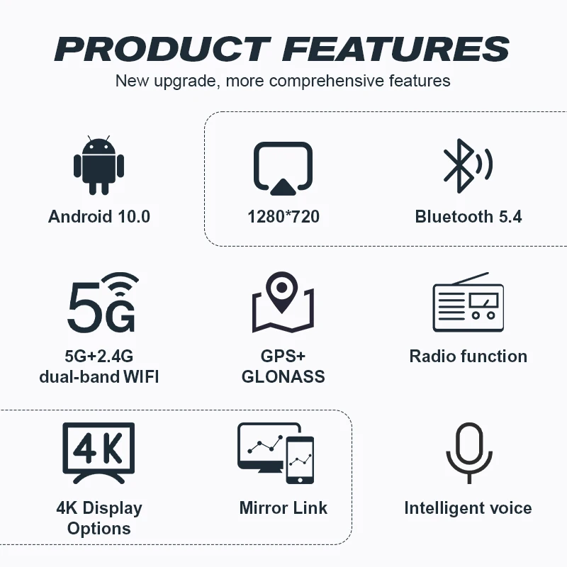 2024 новый автомобильный Android навигатор DSP 1Din 2Din радио 9 дюймов 10 1 IPS/4K/QLED/LCD экран DVD плеер ультратонкий hos