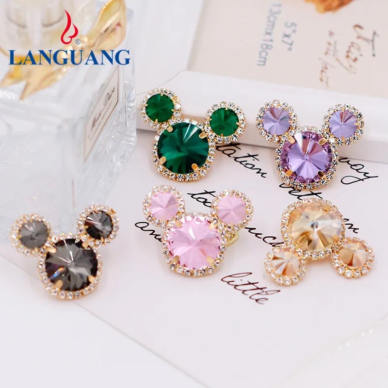 Lan Guang новые модные маленькие ювелирные изделия с животными пуговицы DIY аксессуары