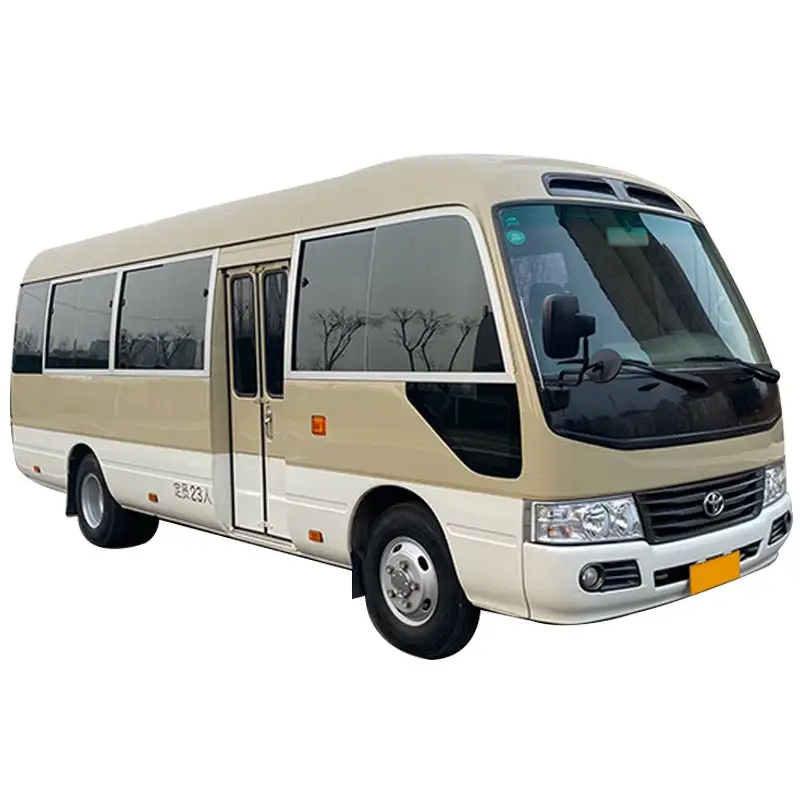 toyo coster bus 2TR Gasoline Engine used Toyo Coster 23 seats uesd Coach Bus