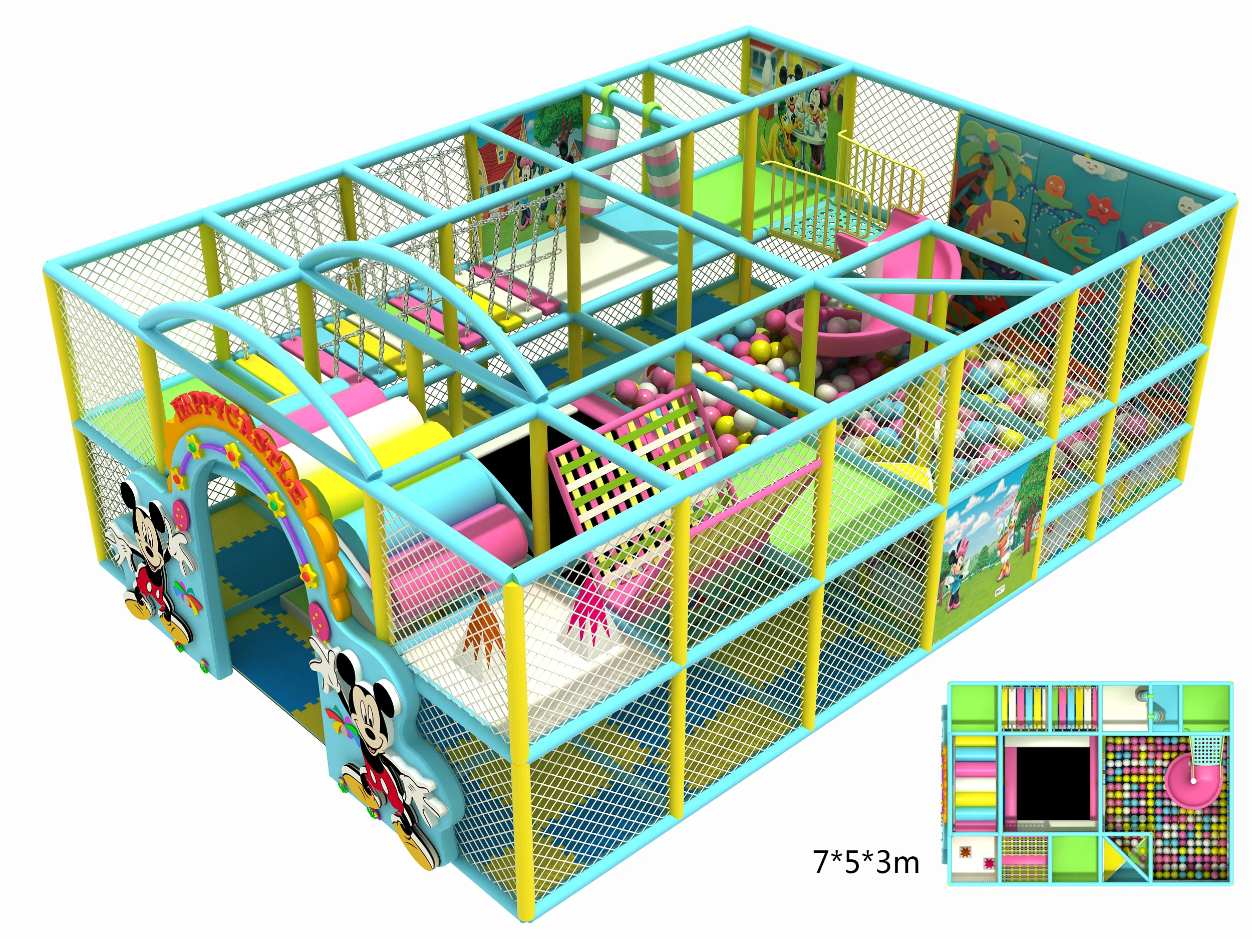 Cheap Price Large Marine Series Soft Playground Equipment Children Indoor Playground kinds playgrounds