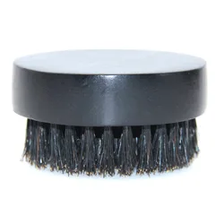 Wholesale Custom Logo Black Wooden Mens Beard comb and Nature Bristle Brushes Black Natural Boar Bristle Wood Hair Brush