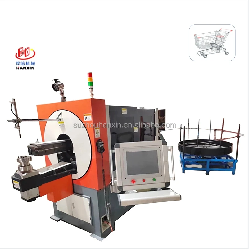 3-8 мм автоматическая корзина крюк формируя 3d гибочный станок с ЧПУ