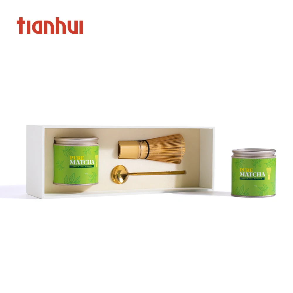 Tianhui Customized Composite Canister with Double Lid Tea Can Eco-friendly Packaging for Coffee Powder Tea Tin