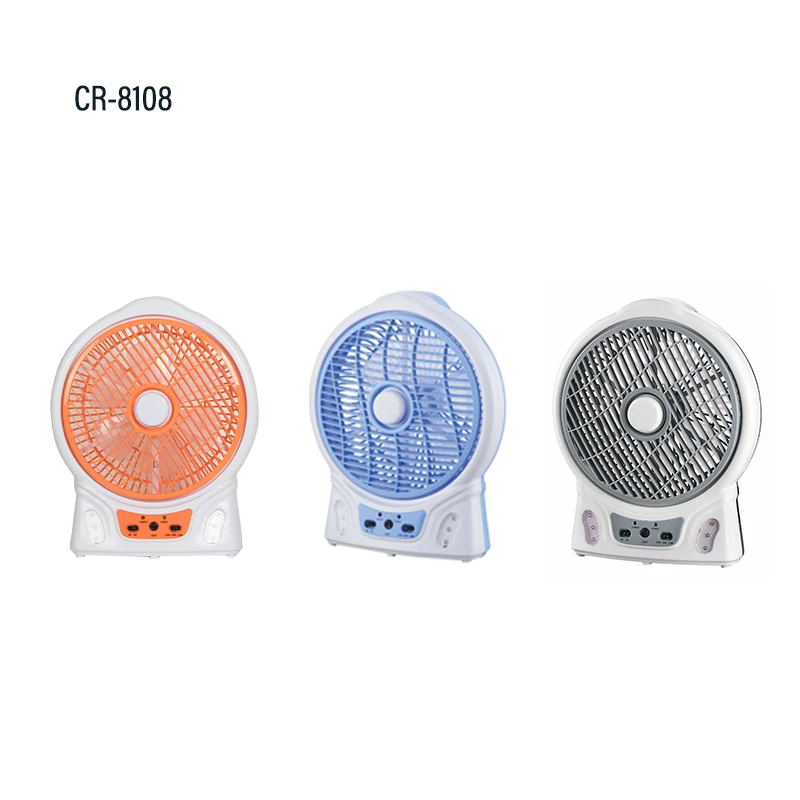 8Inch 4500 Mah Solar Rechargeable Mini Fan Indoor and Outdoor High Quality Usb Portable Charger Table Desk Fans