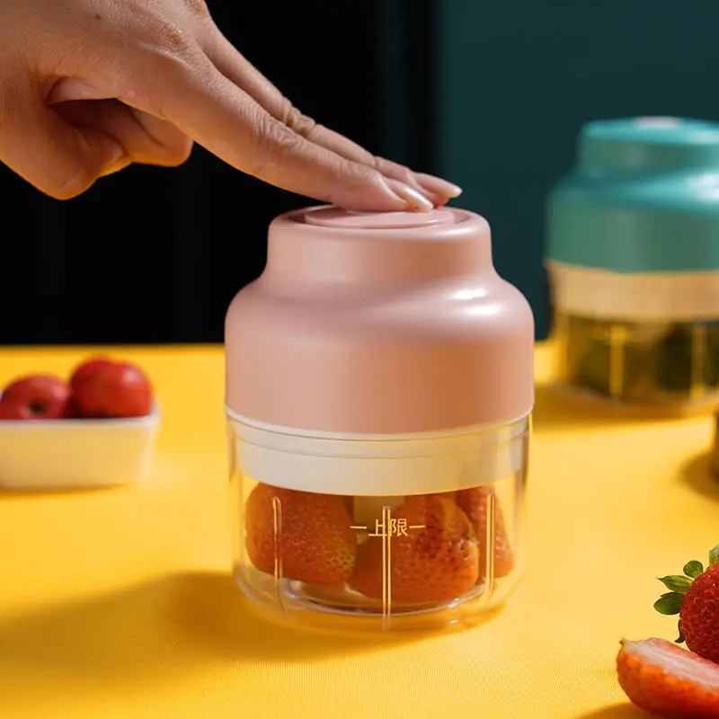 LBB Customized LOGO Household Kitchen Electric Meat Grinder Mini Wireless Food Processor Chopper Baby Food Crusher