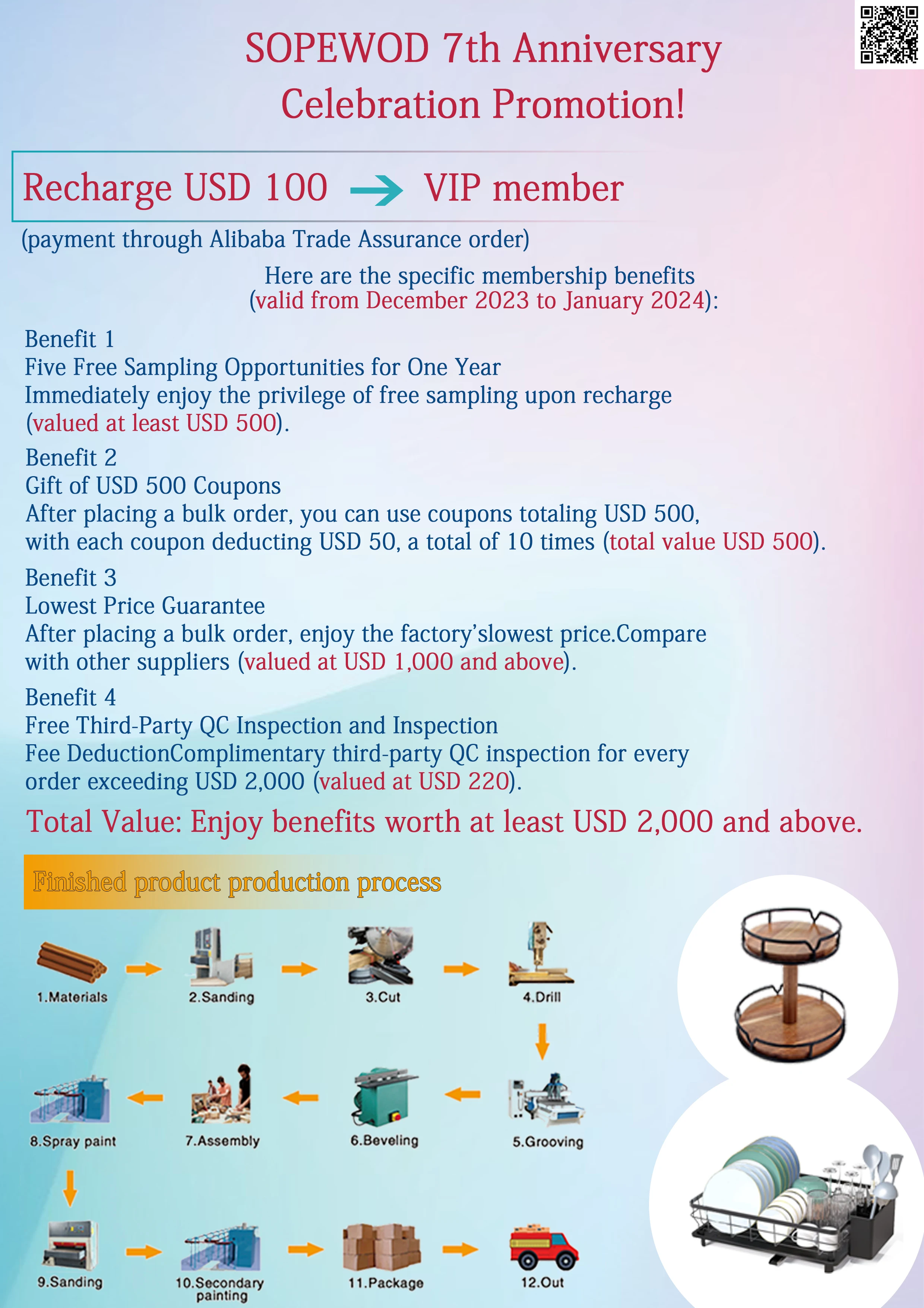 Modern Bamboo 2-Tier Kitchen Lazy Susan Wooden Rotating Tray Turntable Organizer for Plates and Dishes Food Packaging