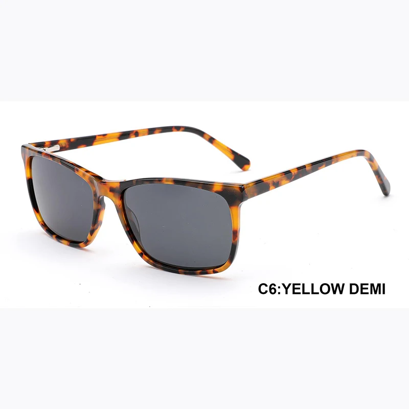 DOISYER New Design High Quality Mens Sun glasses Custom Logo For Women Square Framer Acetate UV400 Trendy Polaroid Sunglasses