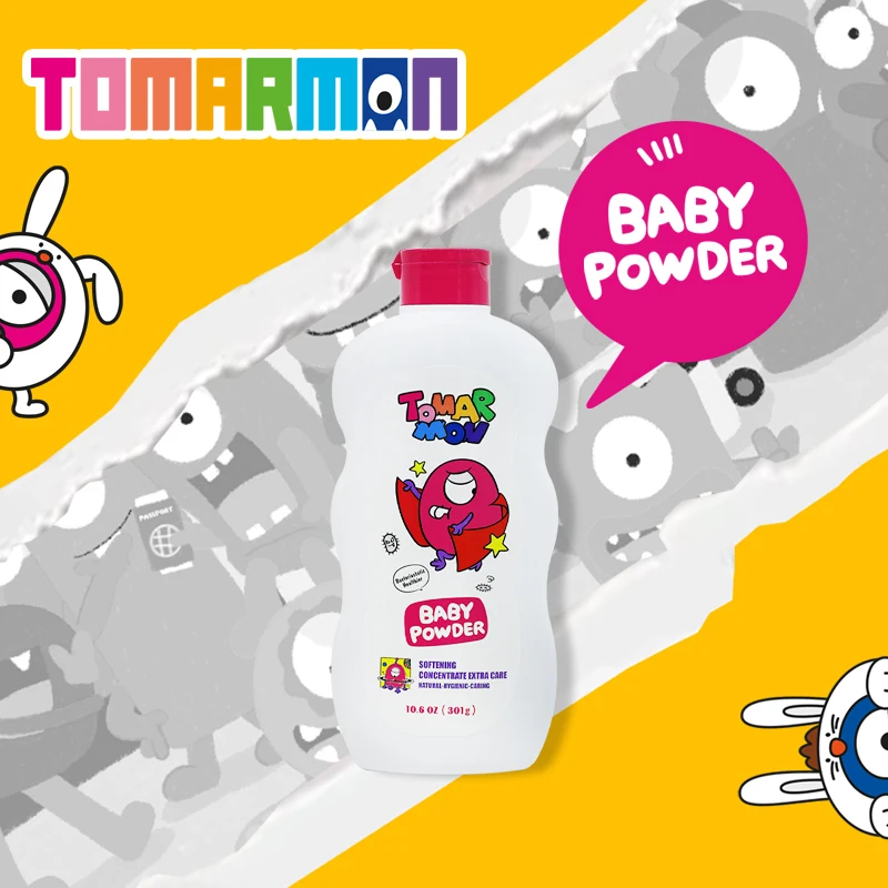 Customized Baby Powder Private Label Baby Absorbs Sweat Talcum Natural Corn Prickly Heat Powder