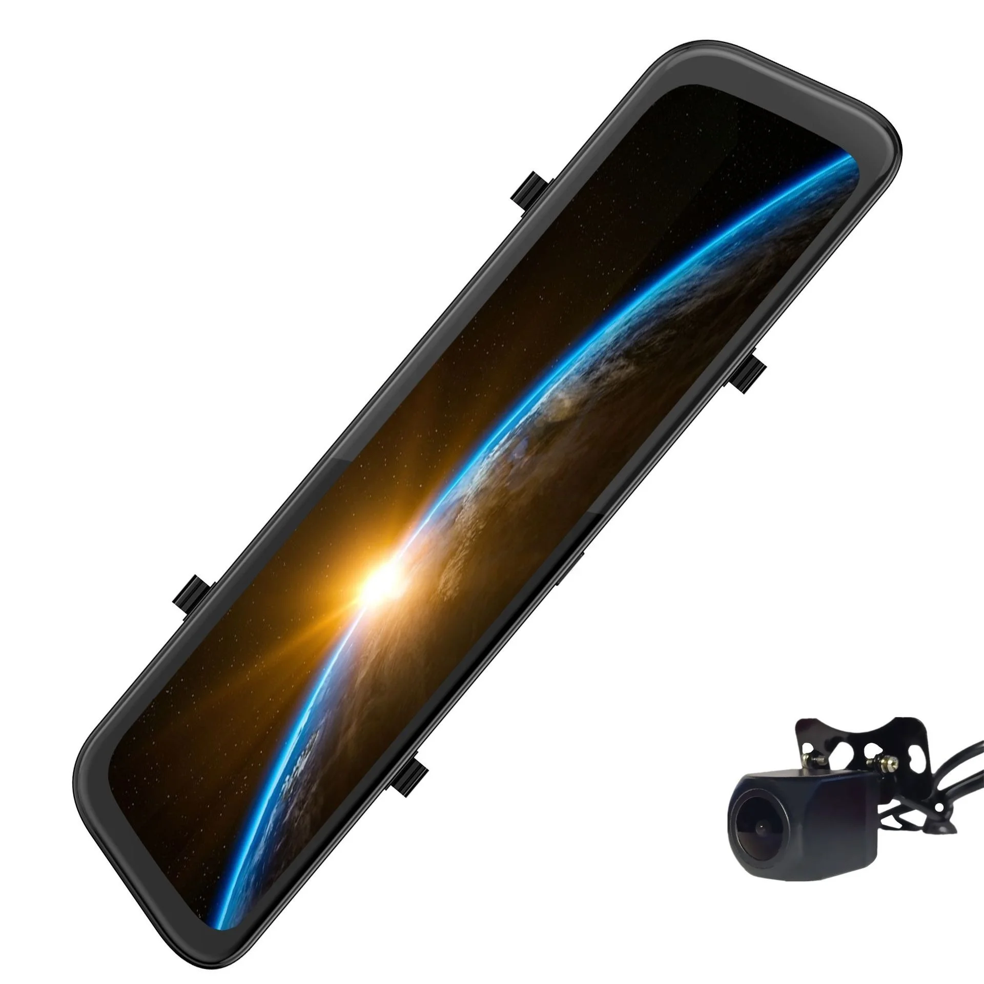 2020 Новое поступление 12 дюймов Sony IMX видеорегистратор с камерами переднего и заднего вида разрешением топливный фильтр грубой очистки 2K видеорегистратор с двумя камерами