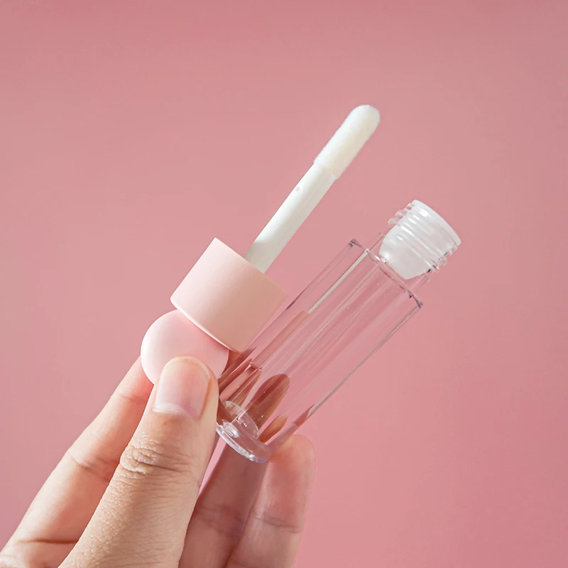 Customization Unique circular hollow crown plastic oil tube cosmetic packaging lip gloss container big stick
