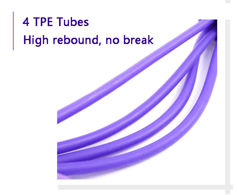 Factory source Multi-function Resistance Band 4-tube Elastic Sit Up Pull Rope With Foot Pedal Abdominal Exerciser Equipment Fitn