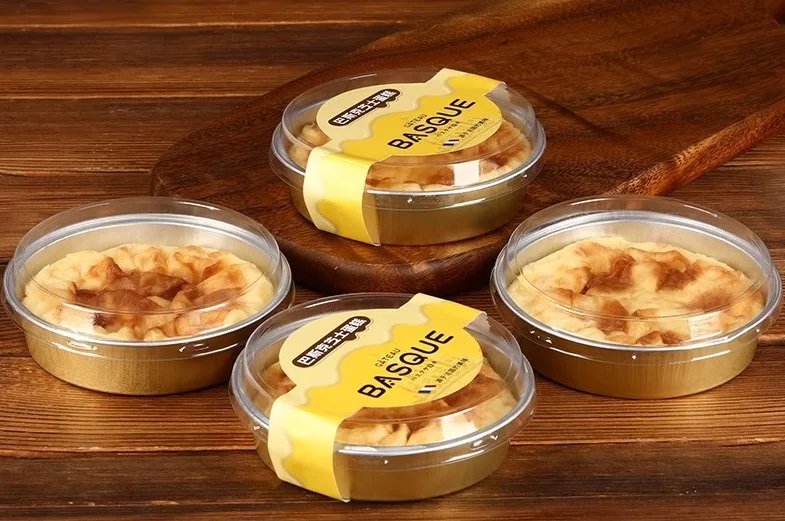 Оптовая продажа одноразовых пищевых продуктов Круглый лоток из алюминиевой фольги контейнер печь напрямую