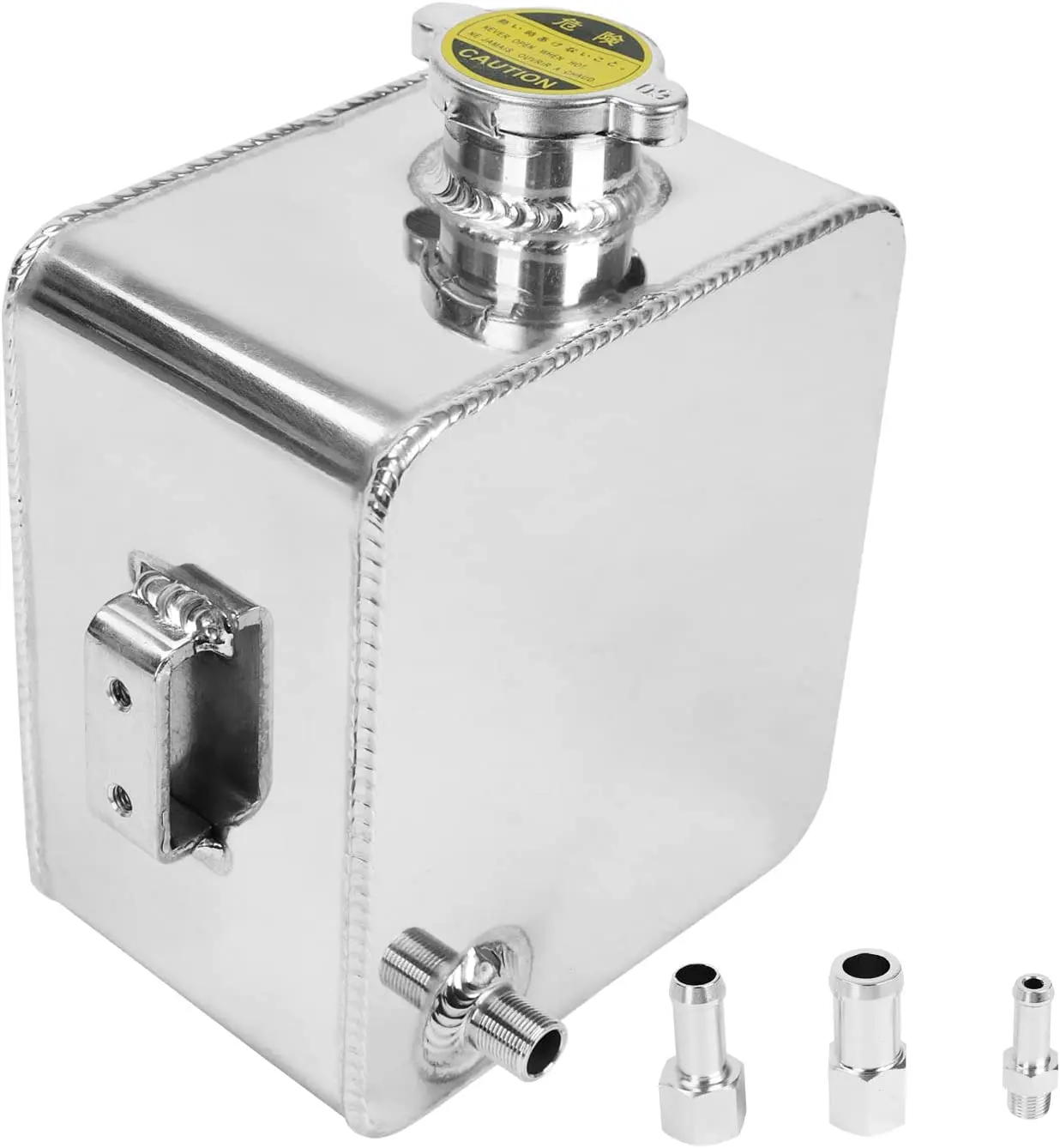 2.5 liter auxiliary  Universal Aluminum radiator overflow tank  Reservoir Recovery Water Tank Bottle