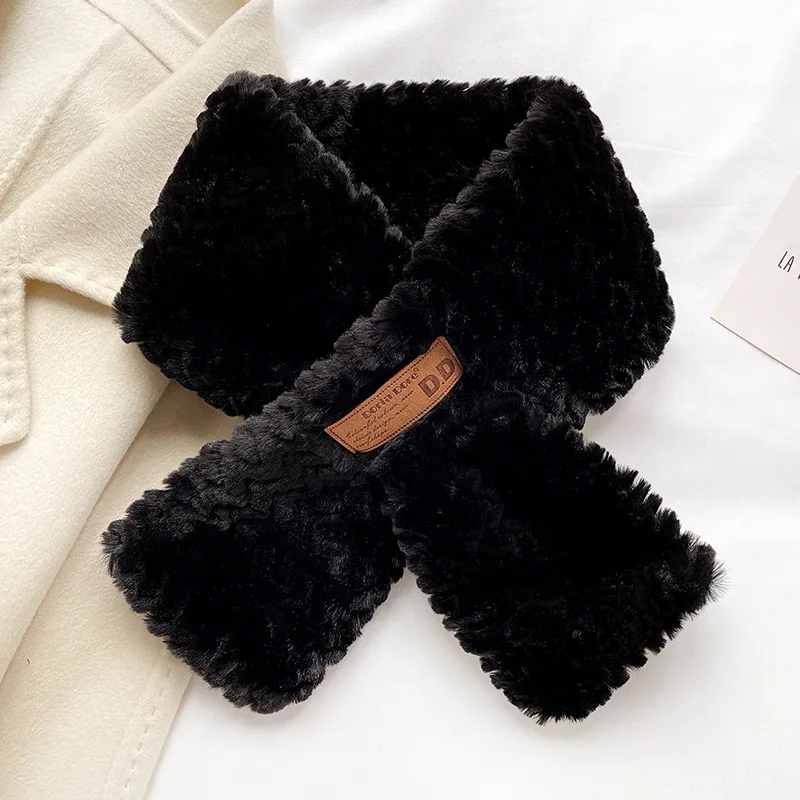 Faux Rabbit Fur Winter Warm Soft Neck Scarf