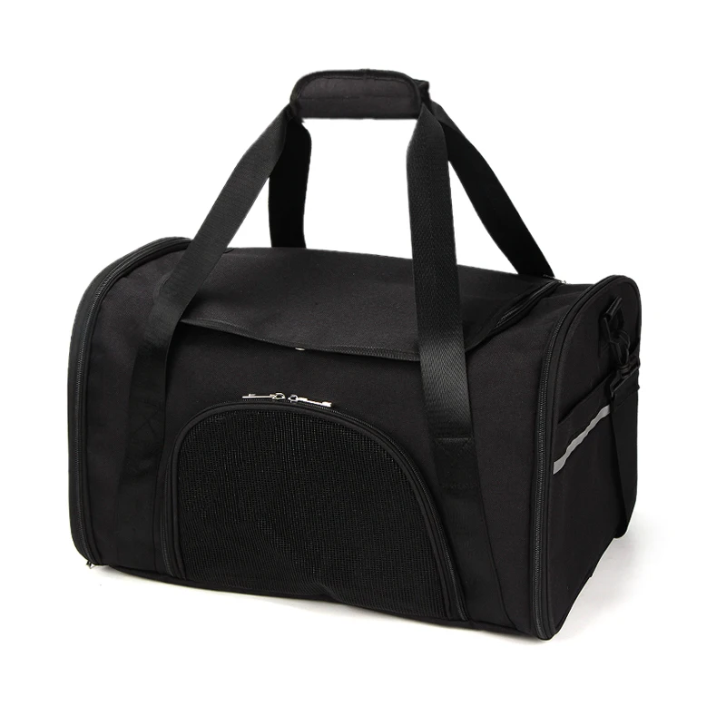 Single Shoulder pet handbag Foldable Portable Soft Pet Carrier Dog Breathable Net Cloth Collapsible Bag Puppy