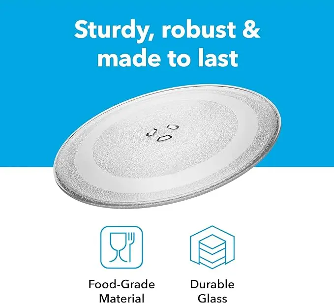 11 25 дюймов Замена микроволновой стеклянной пластины-поворотный лоток совместим с 1/4 микроволновые пластины