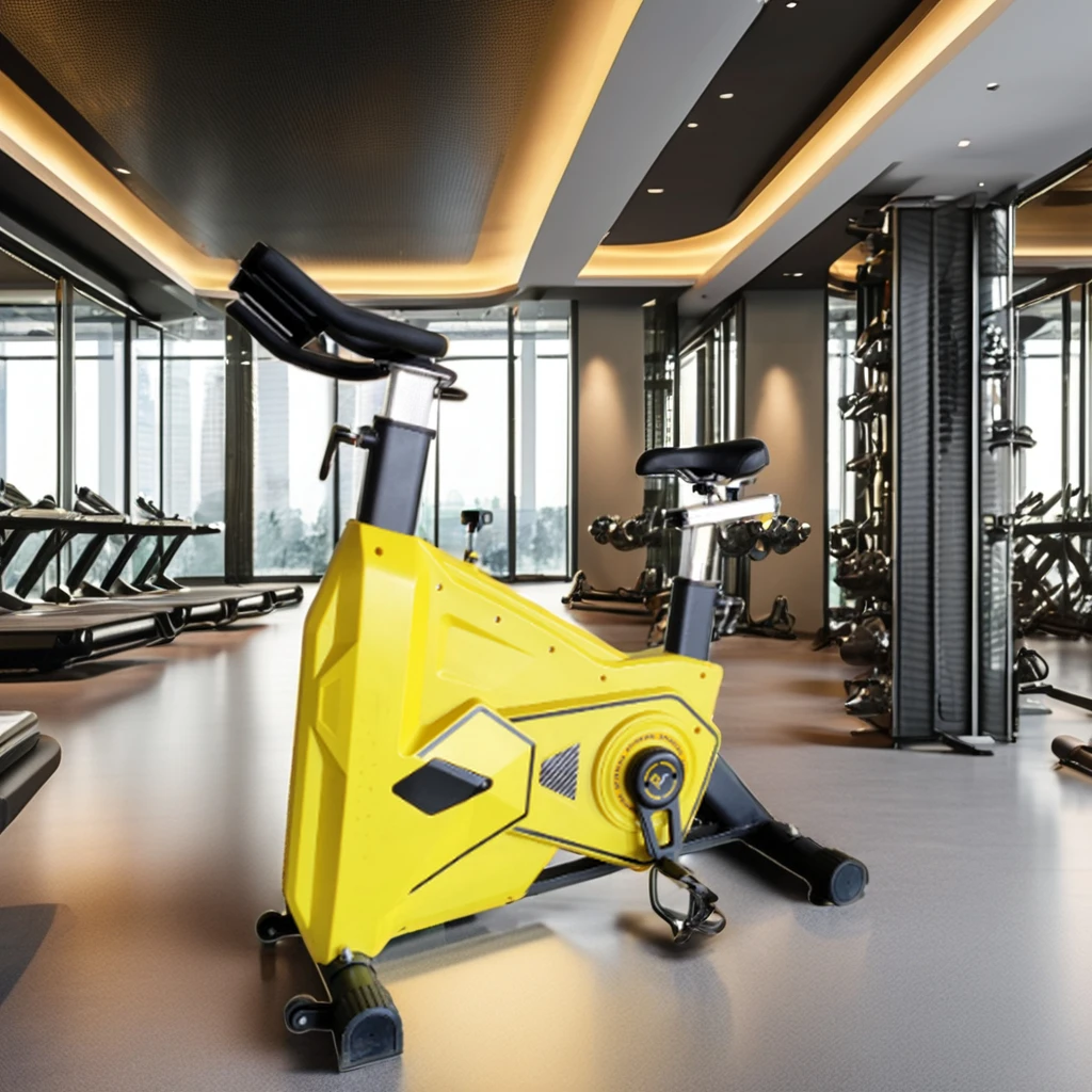 Whisper-Quiet Indoor Cycling Stationary Bike Heavy Flywheel Magnetic Resistance Cardio Workout Elliptical Trainers
