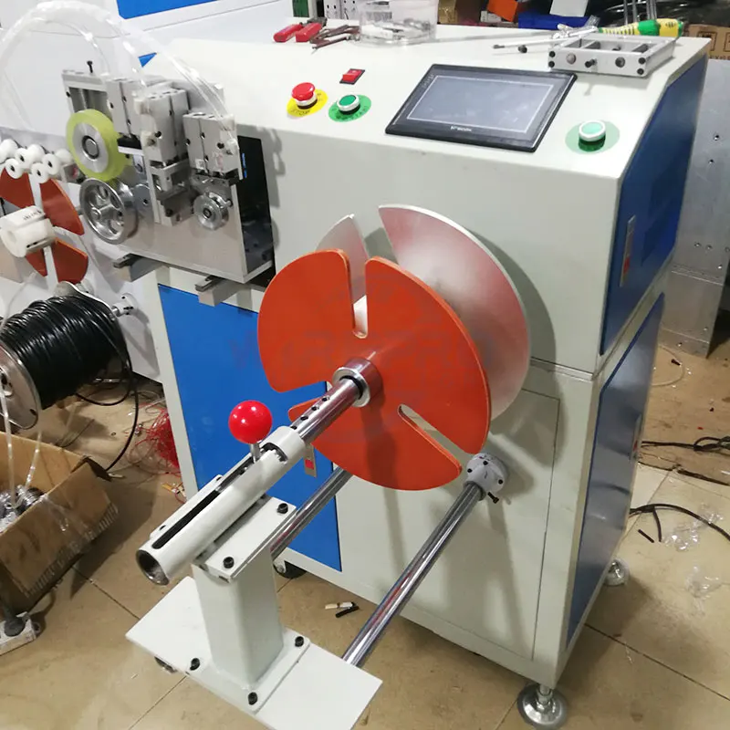 HB-MF2 Hot sales Full-auto wire count length cut wind machine wire spool cable bobbin tying machine