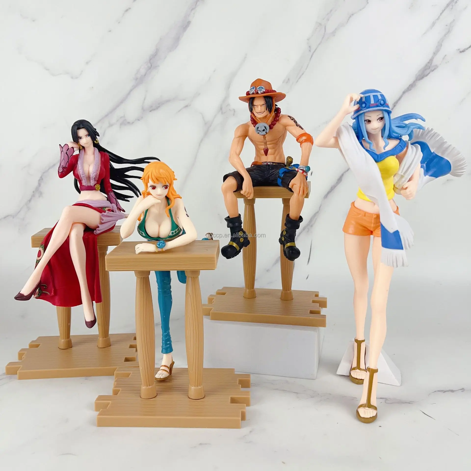 H18-22cm фигурки аниме Nami Portgas D Ace Boa Hancock Nefeltari Vivi одна фигурка