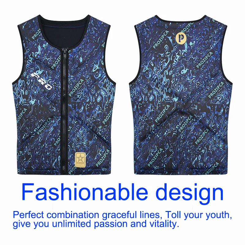 Adult Life Vest Jacket Kayak Neoprene Buoyancy Chalecos Salvavidas Swimming Boating Surfing Motorboat Water Sports Lifejacket