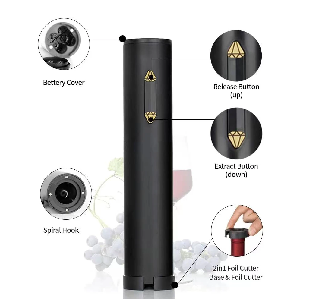New Inventions 2022 Gadgets Electronic Opener Wine Accessories Wine Bottle Corkscrew Opener for Barware