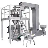 10 head combined scale automatic chocolate gummy candy packing machine snacks premade bag packing machine