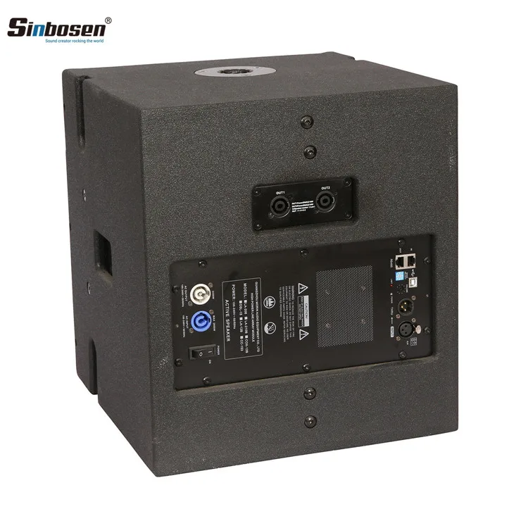 Sinbosen professional audio speakers sound system 12 inch subwoofer Active line array amplifier
