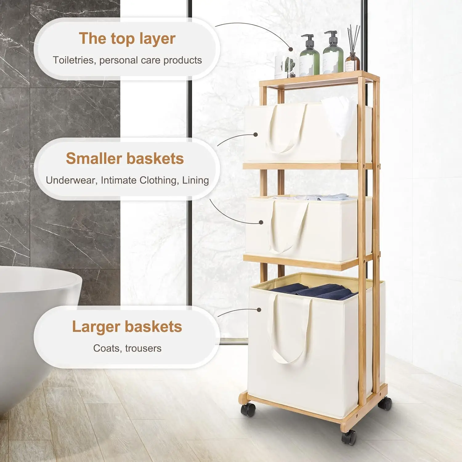 3 compartments laundry baskets with lid laundry basket on wheels laundry hamper bucket canvas storage basket